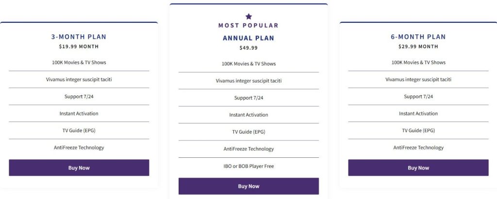 Morocco IPTV Pricing