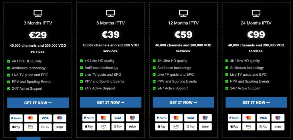 OmexIPTV Pricing