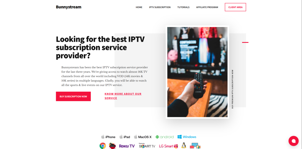 What Is Bunnystream IPTV?
