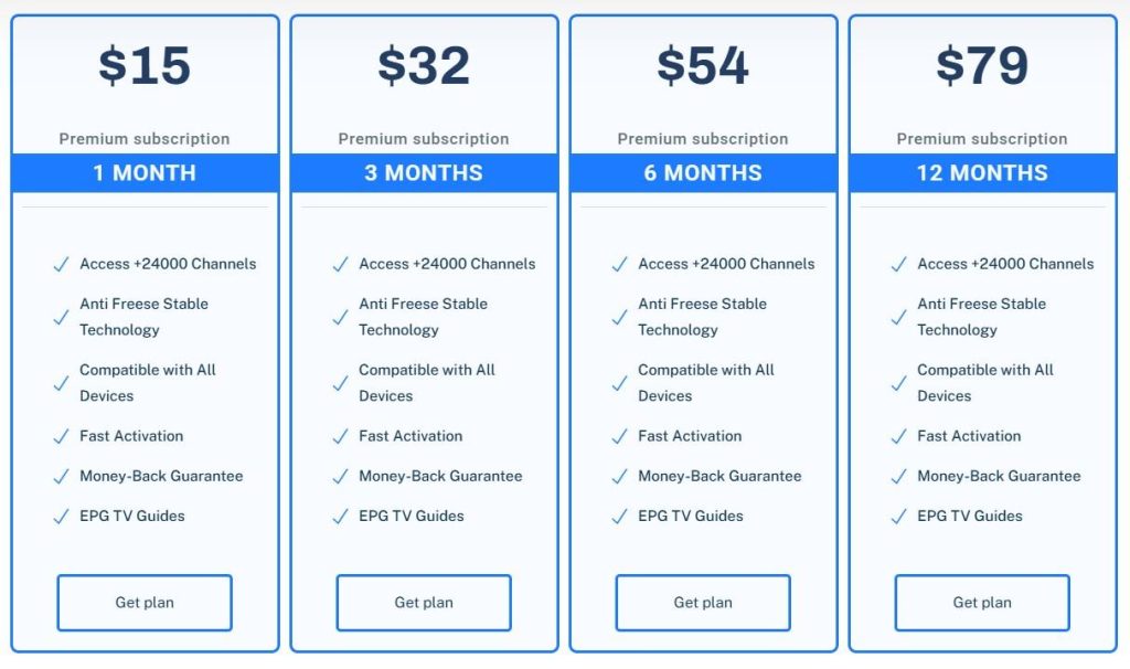 Tribe IPTV Pricing