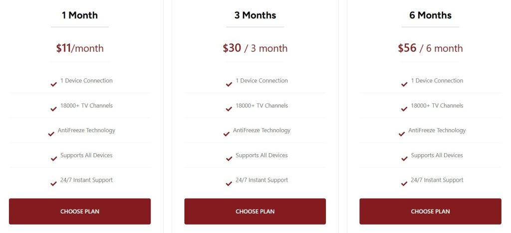 4kiptvzone Pricing