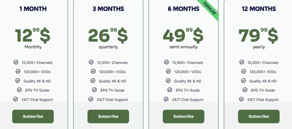 MOM IPTV Pricing