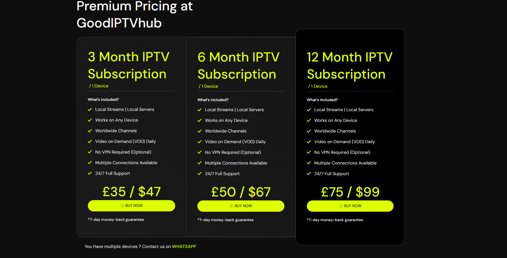 3-6-12 Month Subscription 
