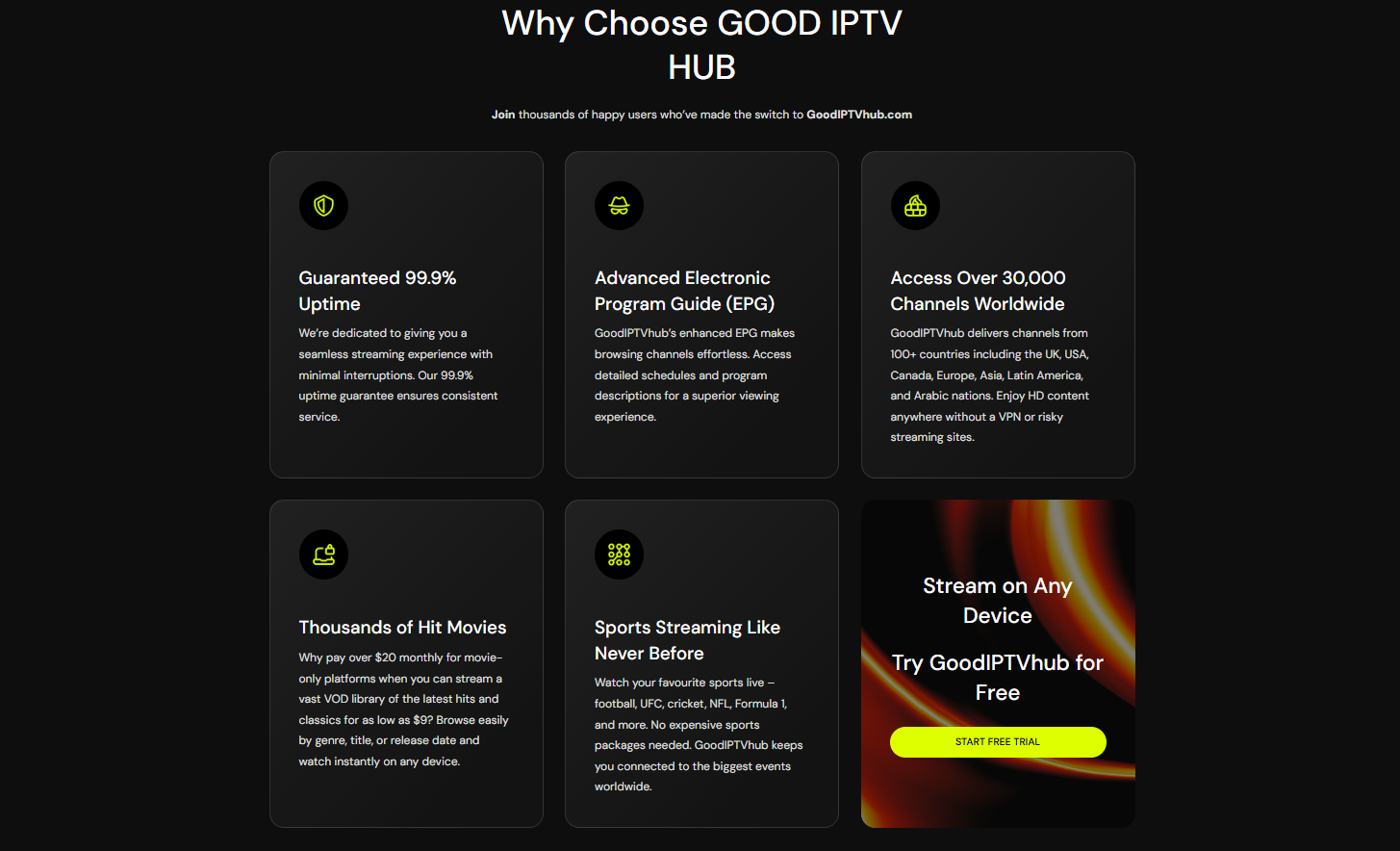 Why GOOD IPTV HUB
