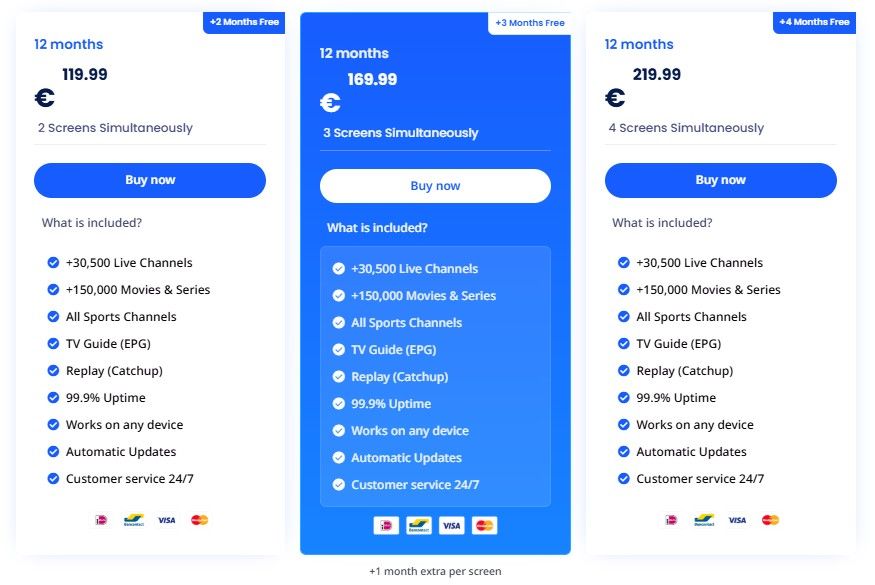 IPTVSmarters Pricing