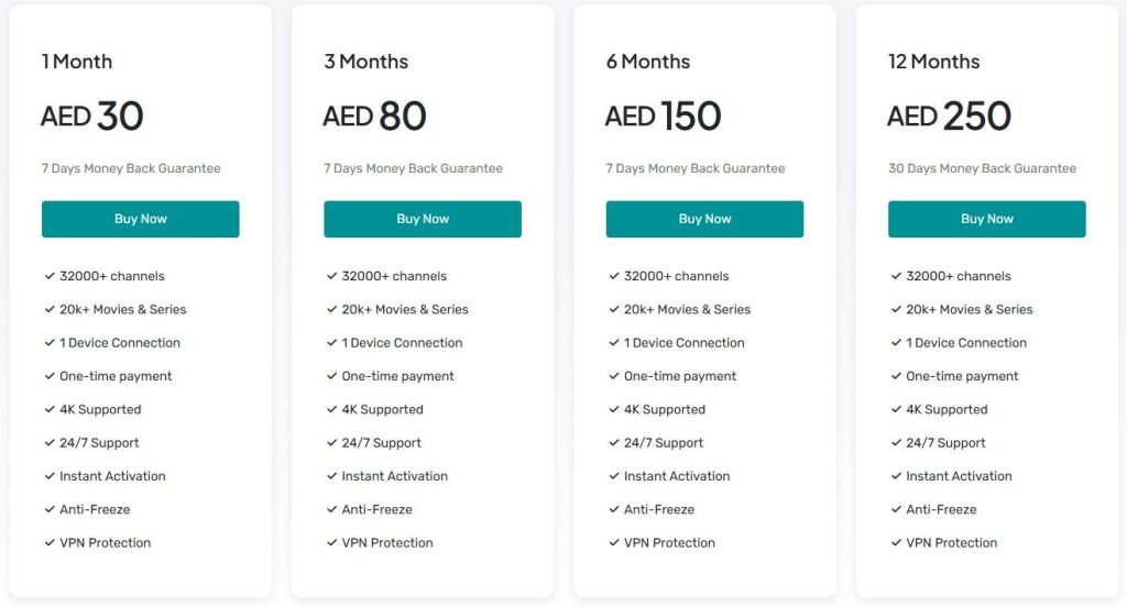 iptvdubaihub-pricing
