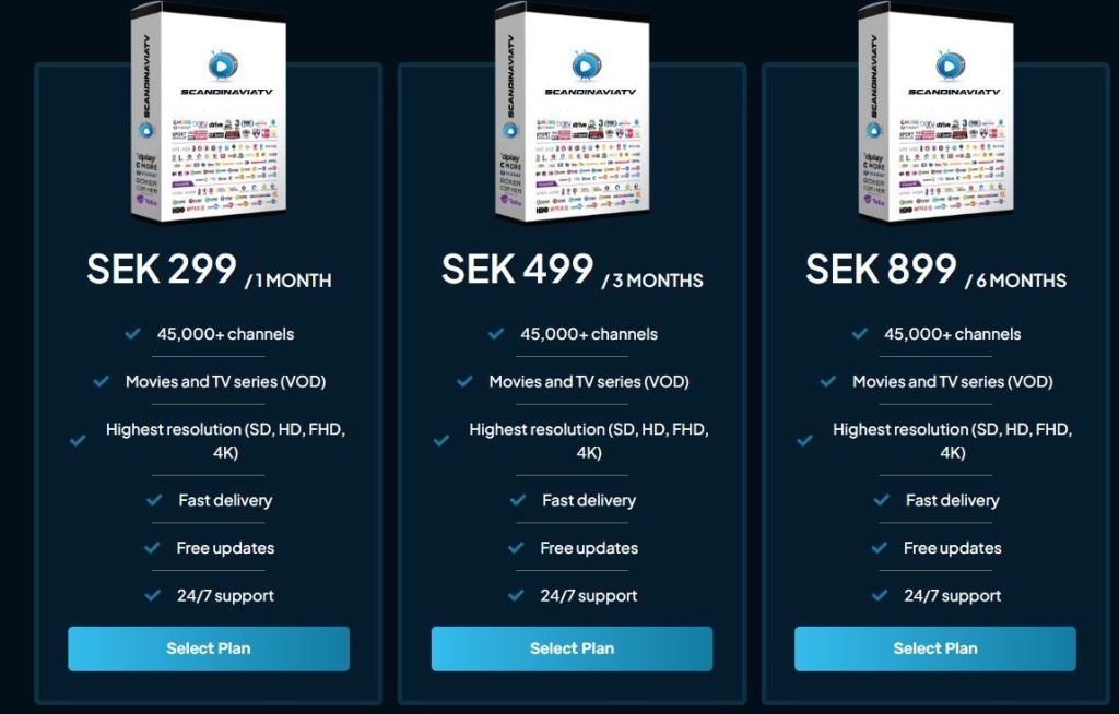 Scandinavia IPTV Pricing