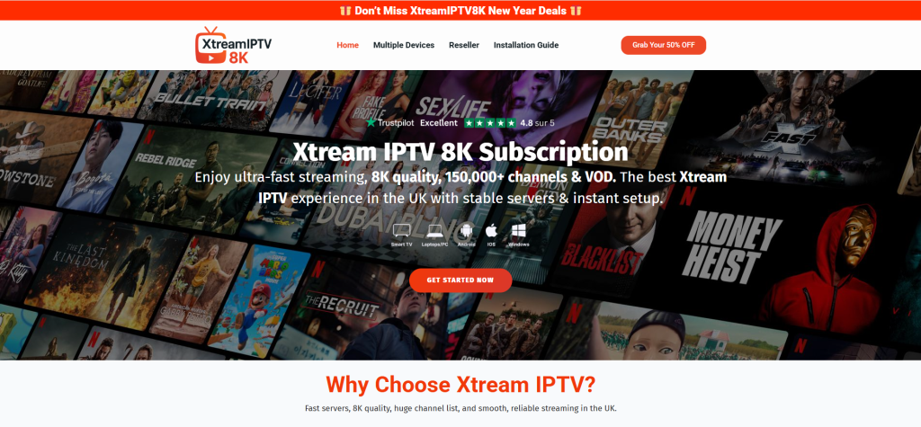What Is Xtream IPTV 8K?