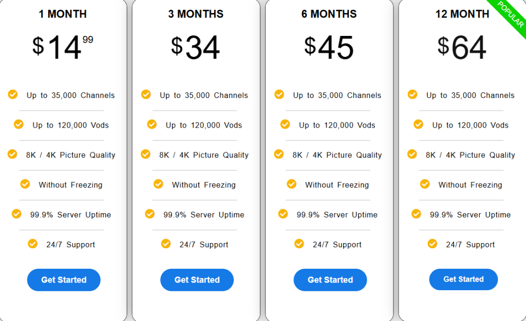 Plans & Subscription 